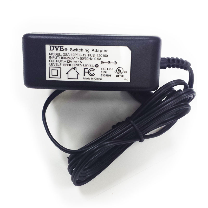 12VDC 1 Amp 1A ac adapter for CCTV Security System Camera Power Supply